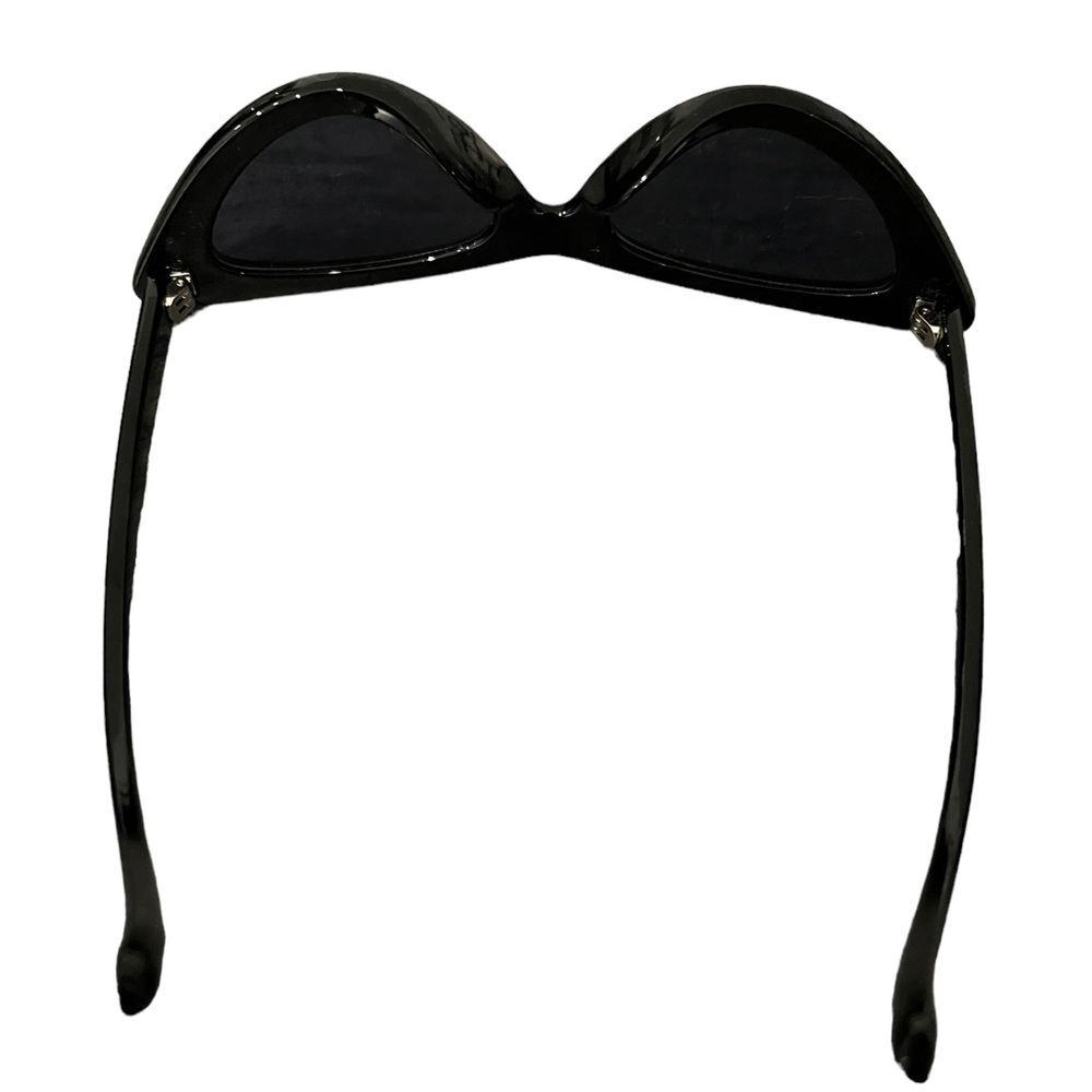 WearMe Pro Black Cat Eye Sunglasses with Zip Around Hard Case CAT007 - Picture 4 of 12